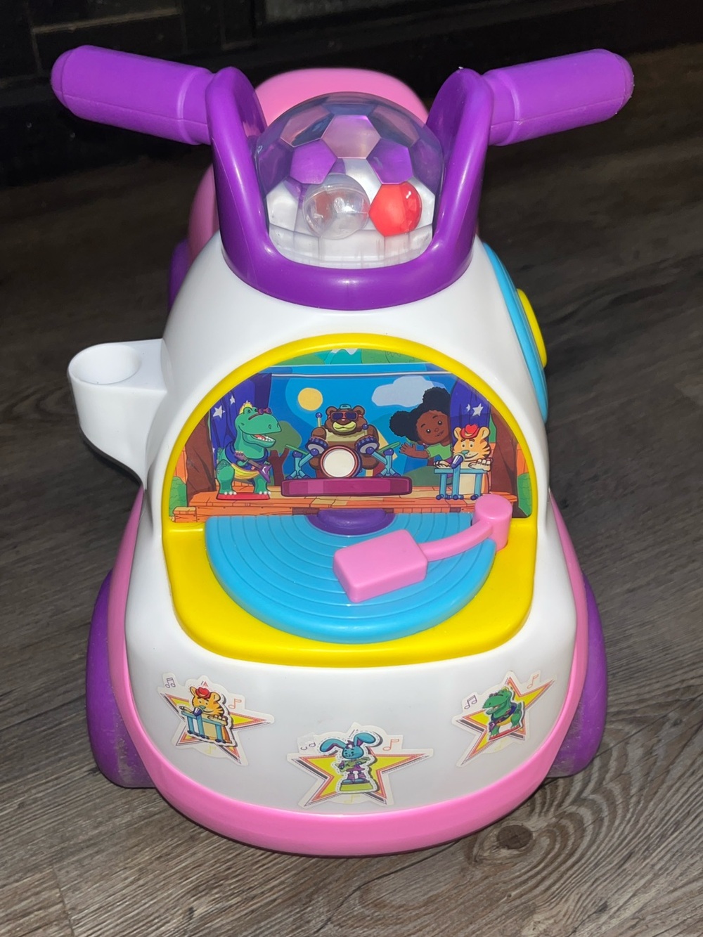Little people Kids Ride-On Music Toy Walker - Pink & Purple